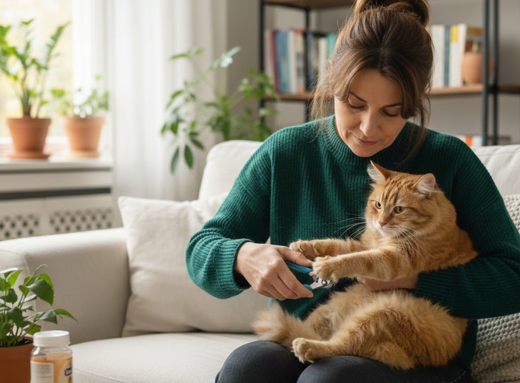 Cum să tai ghearele unei pisici