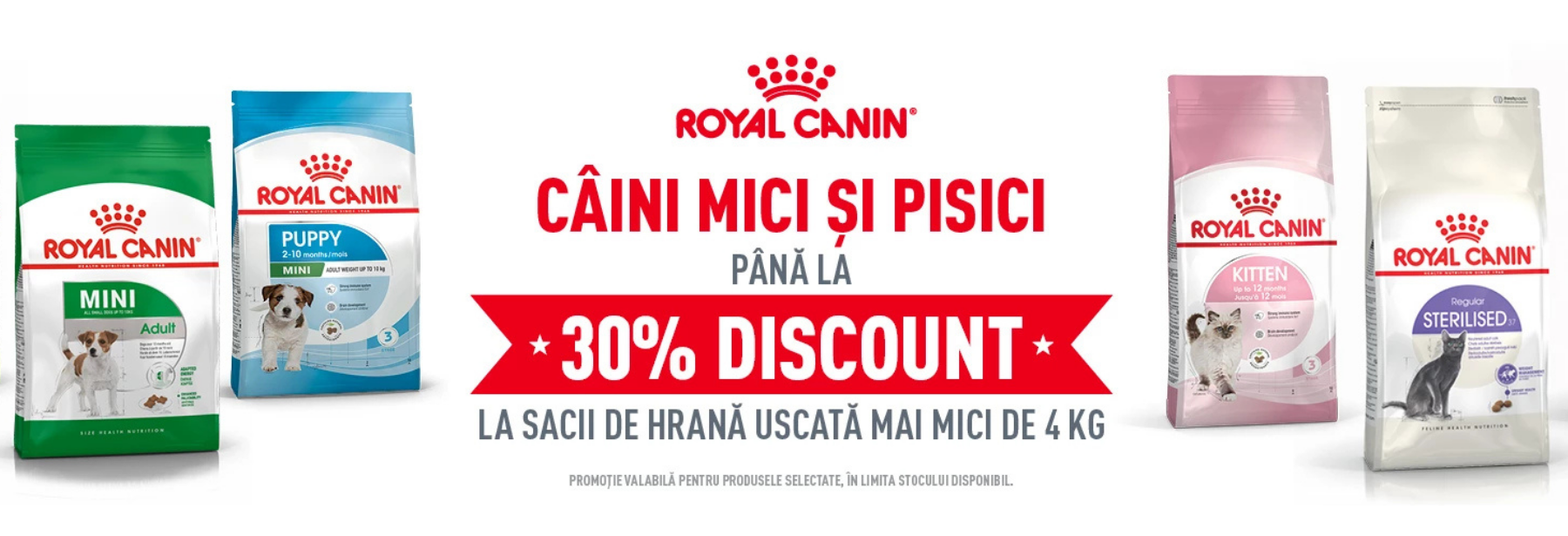 Reducere hrana uscata Royal Canin